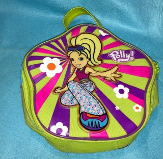2004 Polly Pocket Zippered Carrying Case / Lunch Bag
