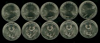2020 - W V75 Privy Mark American Samoa Quarter 20 Coins 1/2 Roll Gem Bu Rare