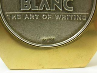 Coin / badge 925 sterling silver MONTBLANC The Art Of Writing - RARE 4
