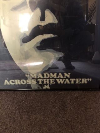 Elton John British Promo Poster Madman Across The Water Rare 2