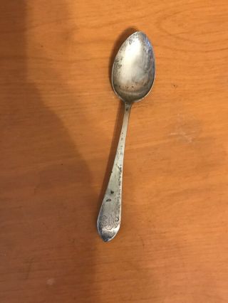 Sterling Silver Spoon Scrap Or Not 29.  7 Grams Monogram