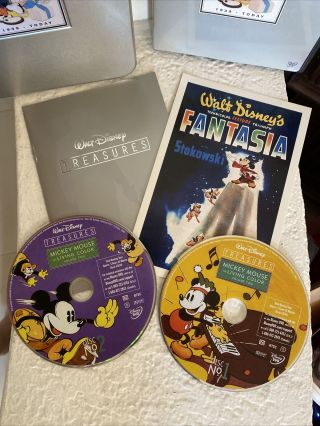 Disney Treasures DVD Mickey Mouse in Living Color Volume 2 Rare Complete Tin Set 2