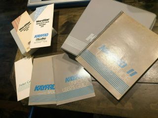 Very Rare Vintage KayPro II Portable Computer System & Manuals Disks 5