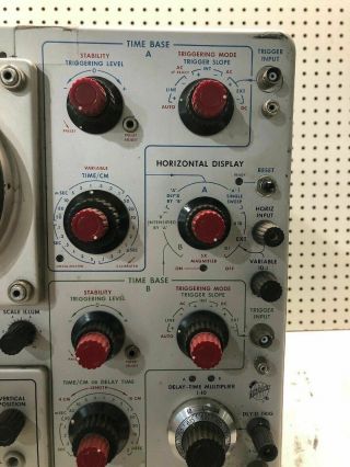 Vintage Tektronix Type 545B Oscilloscope w/ CA Plug In Unit COOL HAM RADIO RARE 4
