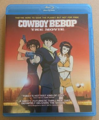Cowboy Bebop: The Movie,  2001 Blu - Ray Disc,  (2011 Out Of Print,  Rare Edition)