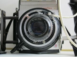 RARE Graflex XL Rodenstock - Heligon 80mm F2.  8,  Medium Format Range Finder Camera 2