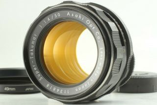 [exc5 Rare ] 8elements Asahi Pentax Takumar 50mm F/1.  4 M42 Mf From Japan