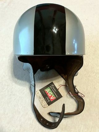 Vintage 50 ' s AGV Motorcycle Helmet NOS Rare Vespa 3