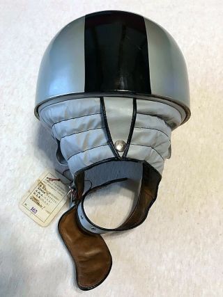 Vintage 50 ' s AGV Motorcycle Helmet NOS Rare Vespa 4