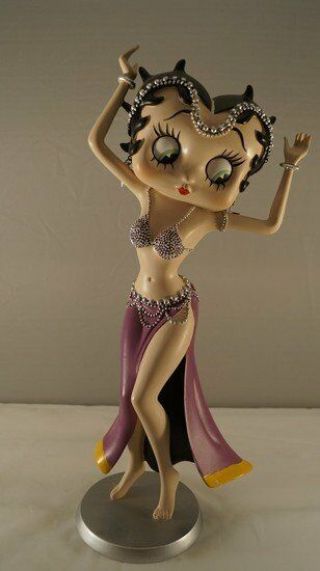 Extremely Rare Betty Boop As Belly Dancer Figurine Statue
