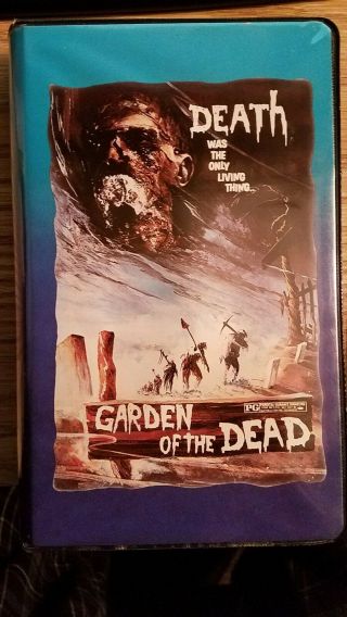 Garden Of The Dead Vhs Horror Clamshell Zombies Rare