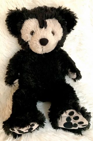 Disney Bear Rare Black Pre - Duffy Plush Bear Htf