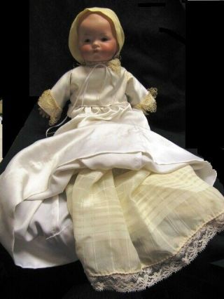 Antique Bisque Armand Marseille Dream Baby Doll German 15.  5 " Tall Clothed Am