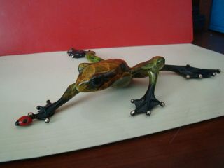 Tim Cotterill " Lady Luck " Rare Show Frog - - - - - Bronze Frog - - Rare