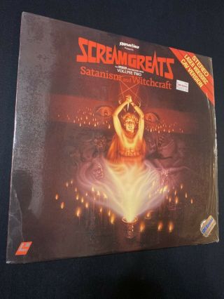 Scream Greats / Satanism And Witchcraft Volume Two - Rare Cav Laserdisc