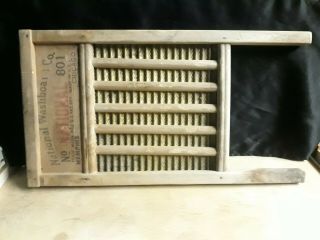 Vintage National Washboard Co.  No.  801 Brass Washboard The Brass King,  Chicago
