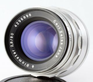 Carl Zeiss Jena Lens Biometar 2.  8/80 12 Blades 80mm F/2.  8 M42 Rare Version