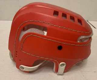 Vintage Rare Cooper SK100 Hockey Hurling Helmet Red Skateboard 5