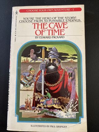 The Cave Of Time Choose Your Own Adventure 1 Rare,  Vintage
