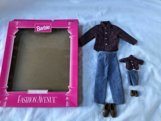 Vintage Mattel Barbie Ken And Tommy Fashion Avenue Outfits Matchin’ Styles