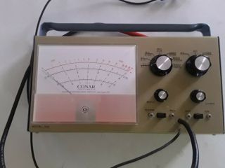 Vintage Conar Voltmeter/Ohmmeter Meter Model 212 NRI National Radio Institute 2