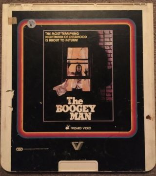 Rca Ced Videodisc Selecta Vision Rare Htf The Boogey Man Horror (j401)