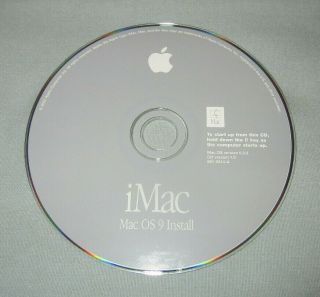 Official Oem Imac Apple Mac Os 9.  2.  2 Cd Version 1.  0 691 - 3314 - A - Rare