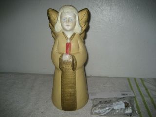 Vintage Union Girl Angel Plastic Blow Mold 14  Rare