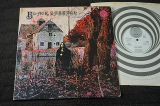 Black Sabbath 1st Lp Large Swirl Vertigo Vo 6 Uk Philips Credit Rare