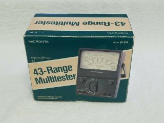 Multitester Micronta 43 - Range Volts/Amps Range Doubler No.  22 - 214 2