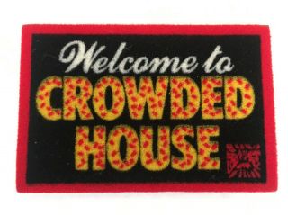 Crowded House Authentic Rare Vintage Promo Miniature Doormat 1986