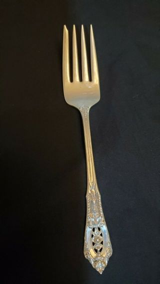 Wallace Rose Point Sterling Silver Salad Fork 6 3/8 " 35 Gms