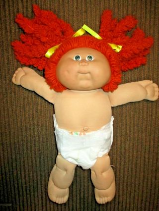 Vintage 1986 Cabbage Patch Kids Girl Doll By Coleco.