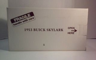 Danbury 1953 Buick Skylark Convertible Rare Maroon Die - Cast Car 1:24 Scale