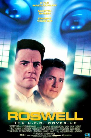 Roswell: The U.  F.  O.  Cover - Up Kyle Maclachlan Martin Sheen Rare Dvd Like