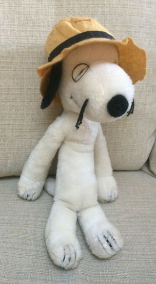 Vintage 1968 Peanuts Snoopy’s Brother Spike 12 In Plush Doll