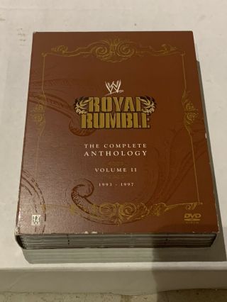 Wwe Royal Rumble Complete Anthology Vol.  2 (1993 - 1997) 5 - Dvd Set/2007/rare/vg,