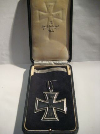 Grand Knight Cross Of The Iron Cross Ww I In Godet Case 800 Marker Rare Award