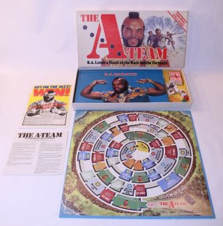 Vtg The A - Team Parker Brothers Board Game 0089 1984 Complete Tv Show Mr.  T Rare