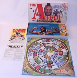 VTG The A - Team Parker Brothers Board Game 0089 1984 Complete TV Show Mr.  T Rare 3
