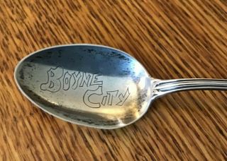 Vintage Paye & Baker Sterling Silver Boyne City Michigan Souvenir Spoon
