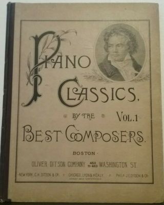 Piano Classics By The Best Composers 1885 Antique Classical Music