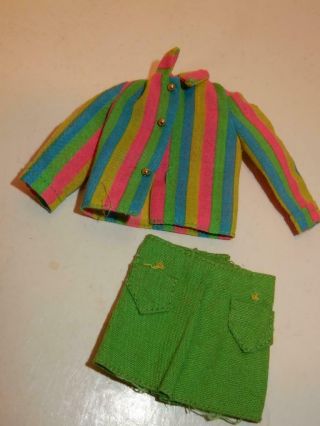 Vintage Mattel Barbie Skipper 1968 Hopscotchins Outfit