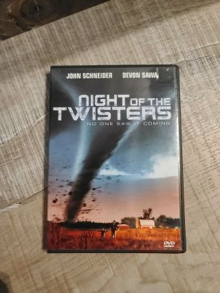 Night Of The Twisters (dvd,  2006) Oop Rare Authentic Twister Movie
