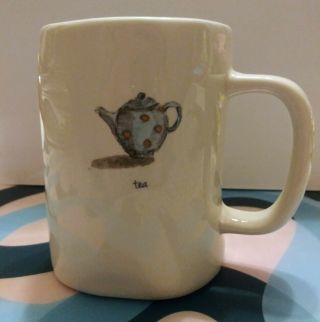 Vintage Rae Dunn Magenta Mug Teapot Tea Rare