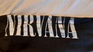 NIRVANA vintage rare bleach live concert tour t shirt 1989/90 sub pop 6