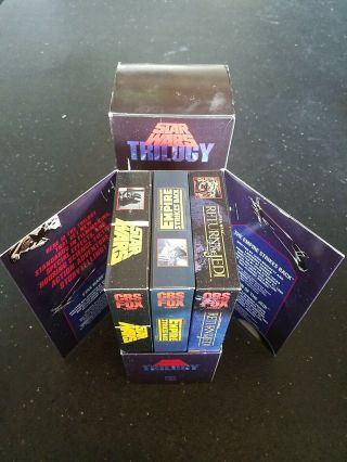 Vintage Rare Star Wars Trilogy 3 - Tape Set (vhs,  1977) Collector’s Item Like