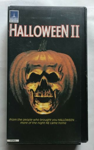 Halloween Ii 2 Vhs Thorn Emi Clamshell Pal John Carpenter Horror Uk Release Rare