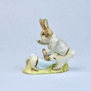 Rare Prototype Doulton Beswick Beatrix Potter Mr Benjamin Bunny And Peter Rabbit