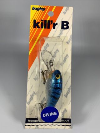 Vintage Bagley’s Diving Kill’r B Dd H7s Great Color In Old Florida Package